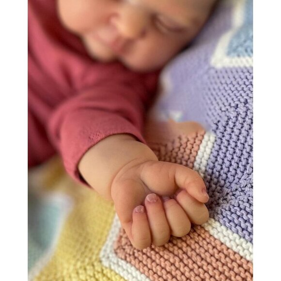 🆕 20-Inch Soft Cloth Body Realistic Reborn Baby Boys Doll - Picture 6 of 9